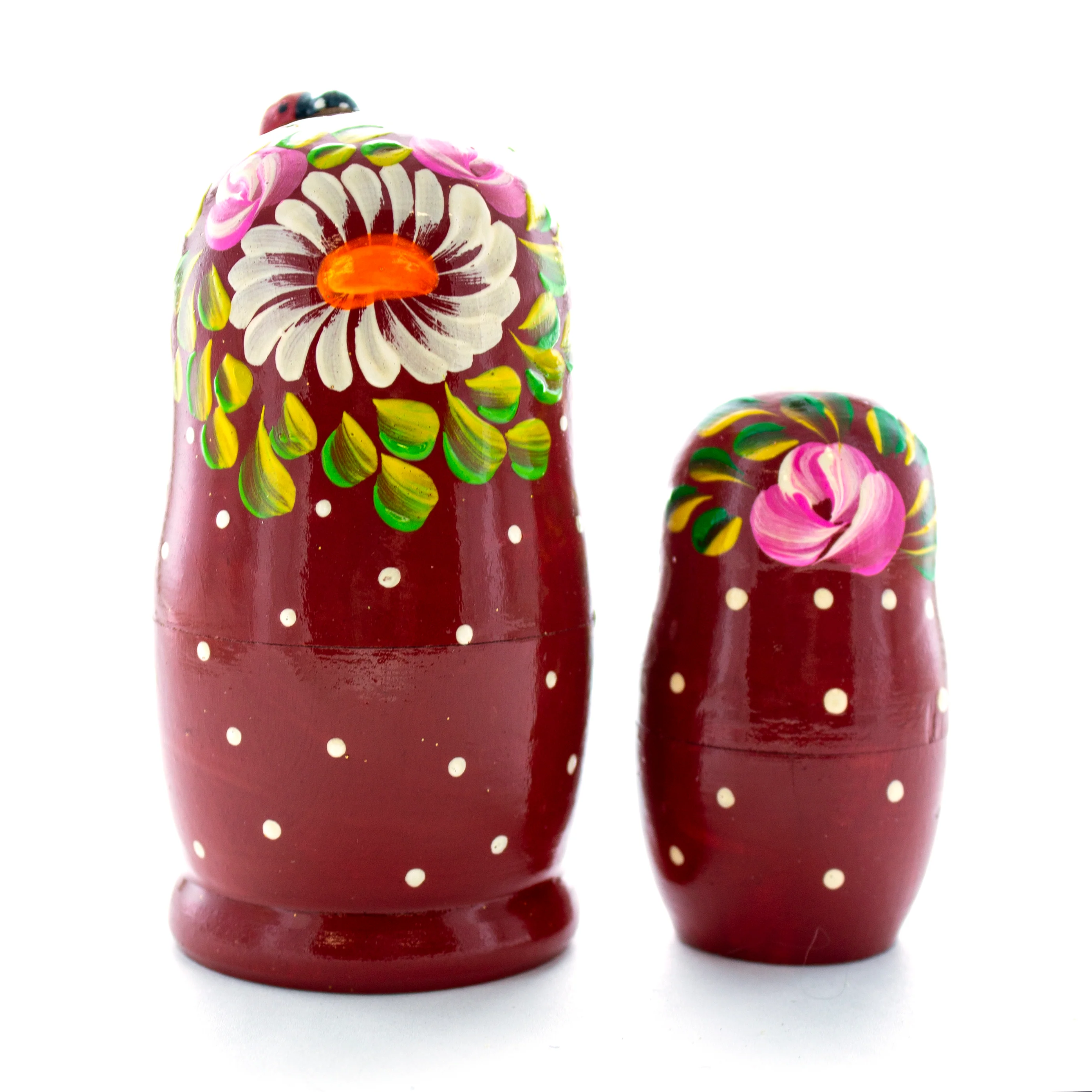 Russian Nesting Doll Lady with Ladybug - Image 10