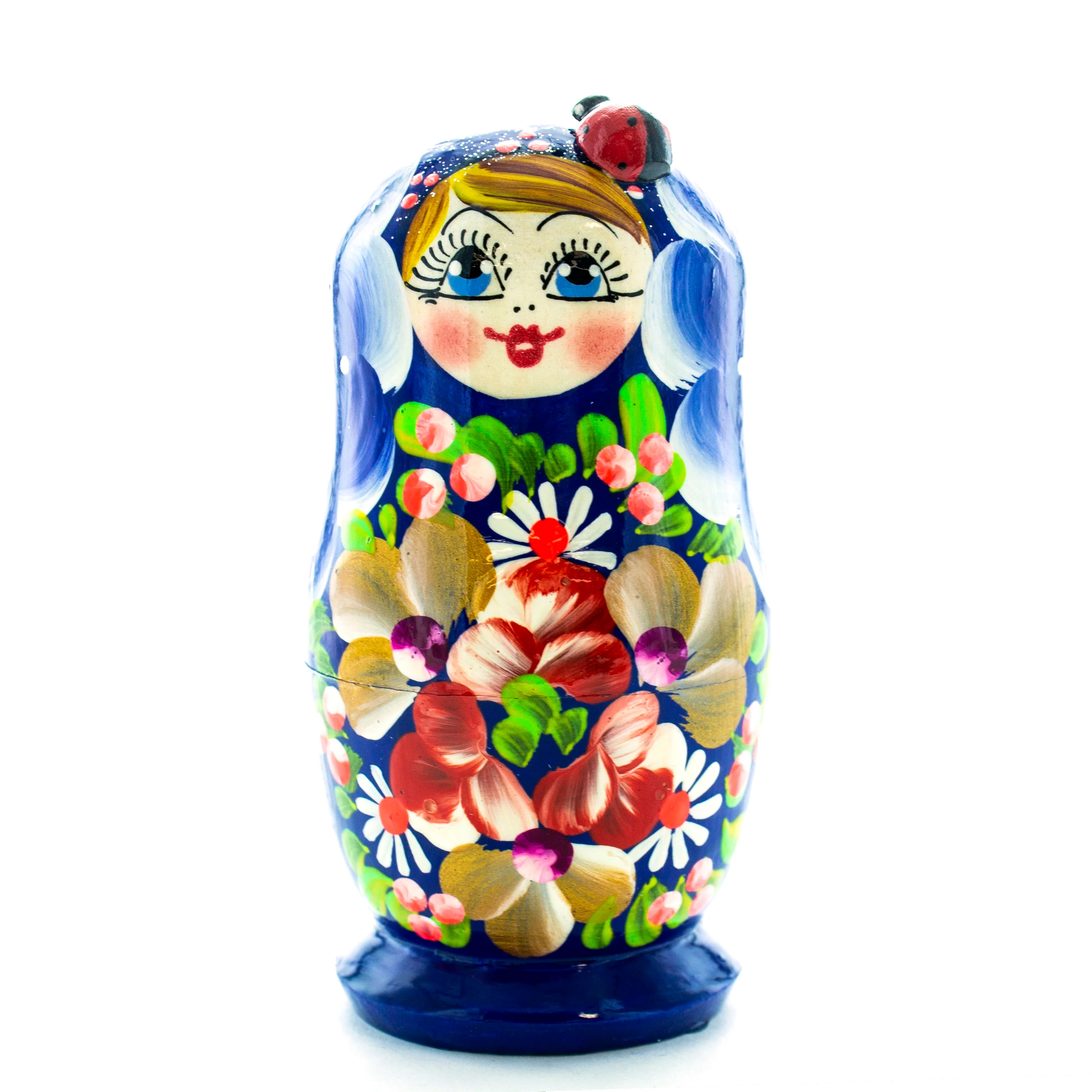 Russian Nesting Doll Lady with Ladybug - Image 3