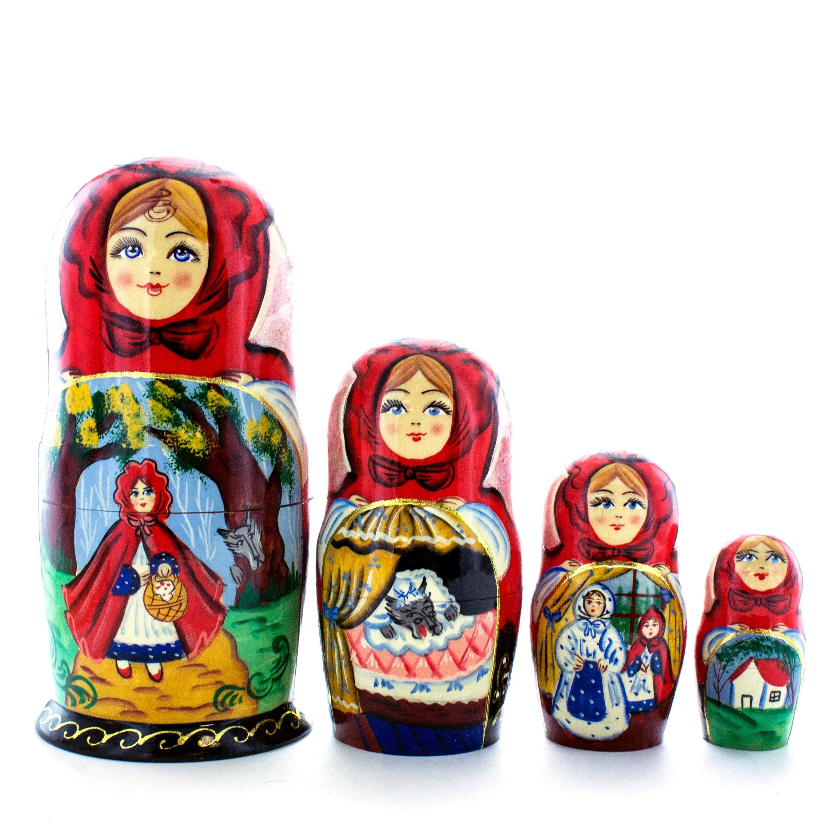 Russian Nesting Doll Little Red Riding Hood - Image 3