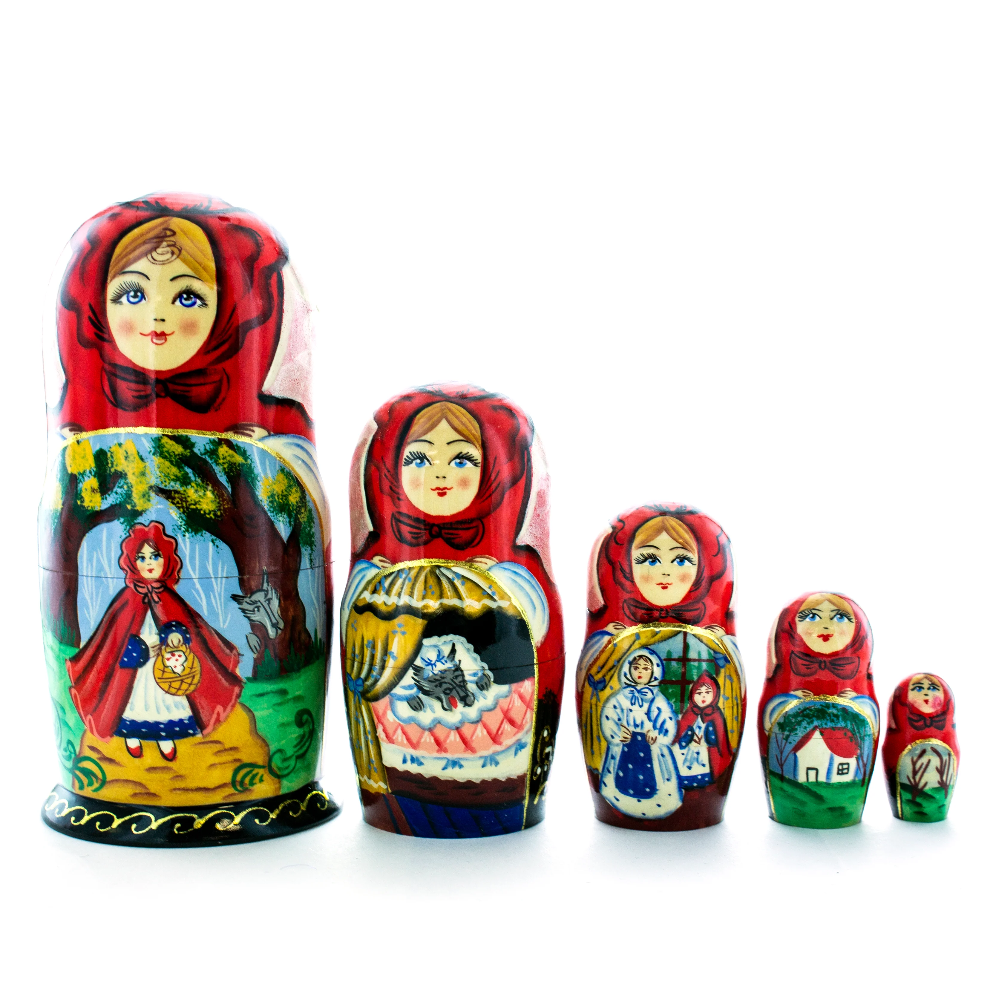 Russian Nesting Doll Little Red Riding Hood - Image 4