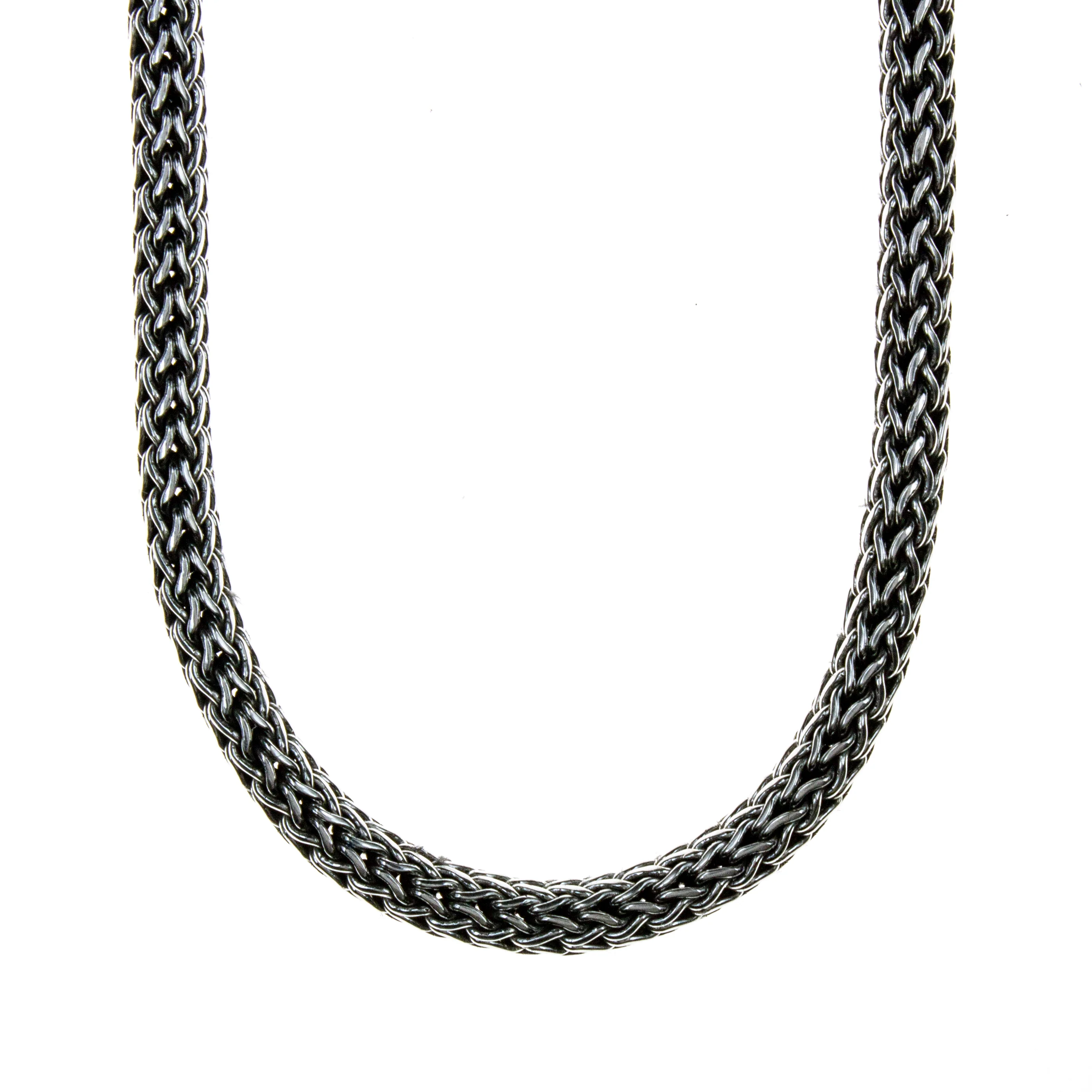 Sterling Silver Woven 22 Inch Necklace - Image 3