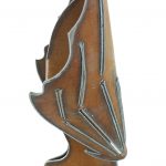 Wall Metal Bat Hanging  with Open Wings Sculpture - Image 4