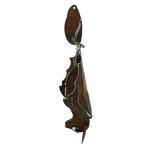 Wall Metal Bat Hanging  with Open Wings Sculpture - Image 6